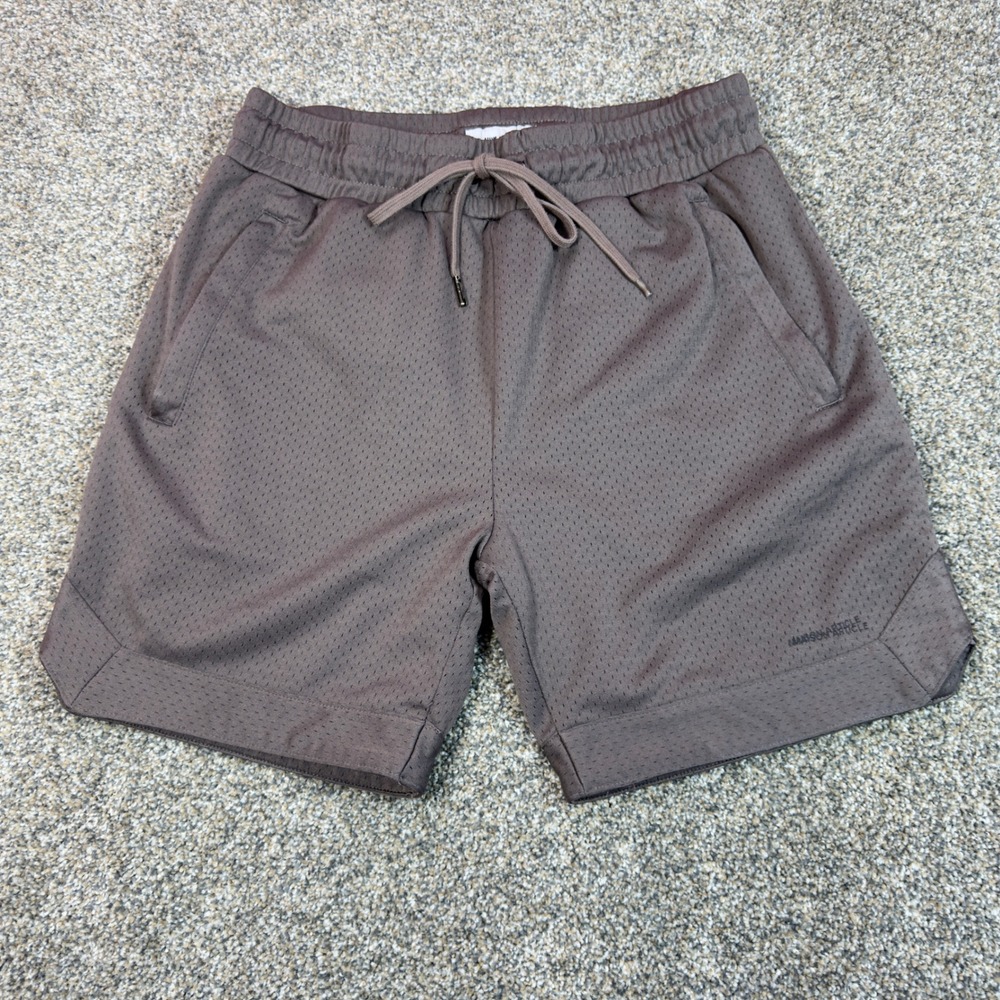 Maison Article Mens Mesh Shorts‎ Brown Premium Essentials Shoe Palace Large